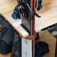 thumbnail image 3 of Teal Triangle Freestanding Ski Organizer, Floor Stand Storage Rack for 4 Skis, Poles, Boots, Bags, and More, 3 of 5
