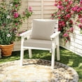 thumbnail image 2 of Outdoor Chair Cushions, Waterproof Backrest and Deep Seat Cushion Set for Patio Furniture, Outdoor Sofa Replacement Cushions with Removable Cover, 24 x 24 Inch, Cream, 1 Set, 2 of 5