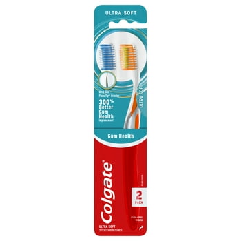 Colgate Gum  Toothbrush, Ultra Soft, 2 Count