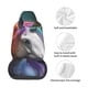 thumbnail image 4 of Fotbe Colorful Haired White Horse Funda para Asiento de Auto con Estampado – Impermeable y Antisudor – Ajuste Universal, Lavable a Máquina, Antideslizante (1 Pieza), 4 of 5