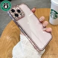 thumbnail image 3 of Funda De Silicona Suave Para IPhone 11 , 12 , 13 , Pro Max , 14 Plus , Con Purpurina De Diamante , Transparente Y, 3 of 4