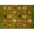 thumbnail image 1 of Ahgly Company Indoor Rectangle Oriental Yellow Modern Area Rugs, 5' x 7', 1 of 4