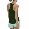 thumbnail image 3 of cocolona Summer Tank Tops for Women, Sleeveless Crew Neck Camisole Fashion Casual Stretch Yoga Workout Shirts, 3 of 7