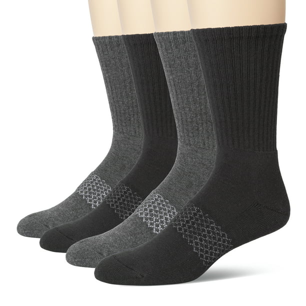 U&I Socks - U&I Men's Casual Crew Socks Comfort Cushion Reinforced Toe ...