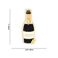 thumbnail image 2 of PinMart's Champagne Bottle Lapel Pin, 2 of 4