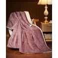 thumbnail image 1 of Electric Heated Blanket Throw 50x60 with 4 Heat Settings, 4-Hour Auto Shut-Off, Machine Washable, ETL Certified for Couch, Bed, Office Use, 1 of 9