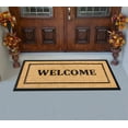 thumbnail image 5 of A1HC 30" x 60" Picture Frame Welcome Coir and Rubber Door Mat, Heavy-Duty Outdoor Entrance Mat for Front Porch, Patio, or Entryway, 5 of 7