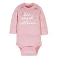 Gerber Baby Girls' Long Sleeve Onesies Bodysuits, 6Pack