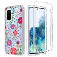 thumbnail image 6 of For Samsung S20 Ultra Case, Mantto 360-Degree edge Protection Flower Patterned Case & TPU Rubber Silicone With Screen Protector Film Shockproof edges For Samsung Galaxy S20 Ultra, Flower, 6 of 9