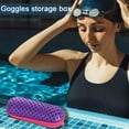 thumbnail image 3 of HomeLife Swimming Goggles Storage Box EVA Lightweight Hollow Breathable Hole Circular Hole Zipper Swimming Goggles Box, 3 of 12