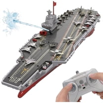 Remote Controlled Ship Remote Control Battleship for Adults, 1:390 Scale RC Warship Model with ...
