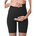 thumbnail image 6 of Funidos Maternity Biker Shorts Yoga Shorts for Women High-Waisted Pregnancy Workout Shorts with Pockets Stretchy Wide Elastic Waistband Pre Postpartum Activewear, 6 of 6