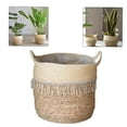 thumbnail image 3 of Hecha A Mano Para Plantas, Cesta De Almacenamiento Tejida Con Asa Para Almacenamiento En El Hogar Cateissary HA041530-04, 3 of 6