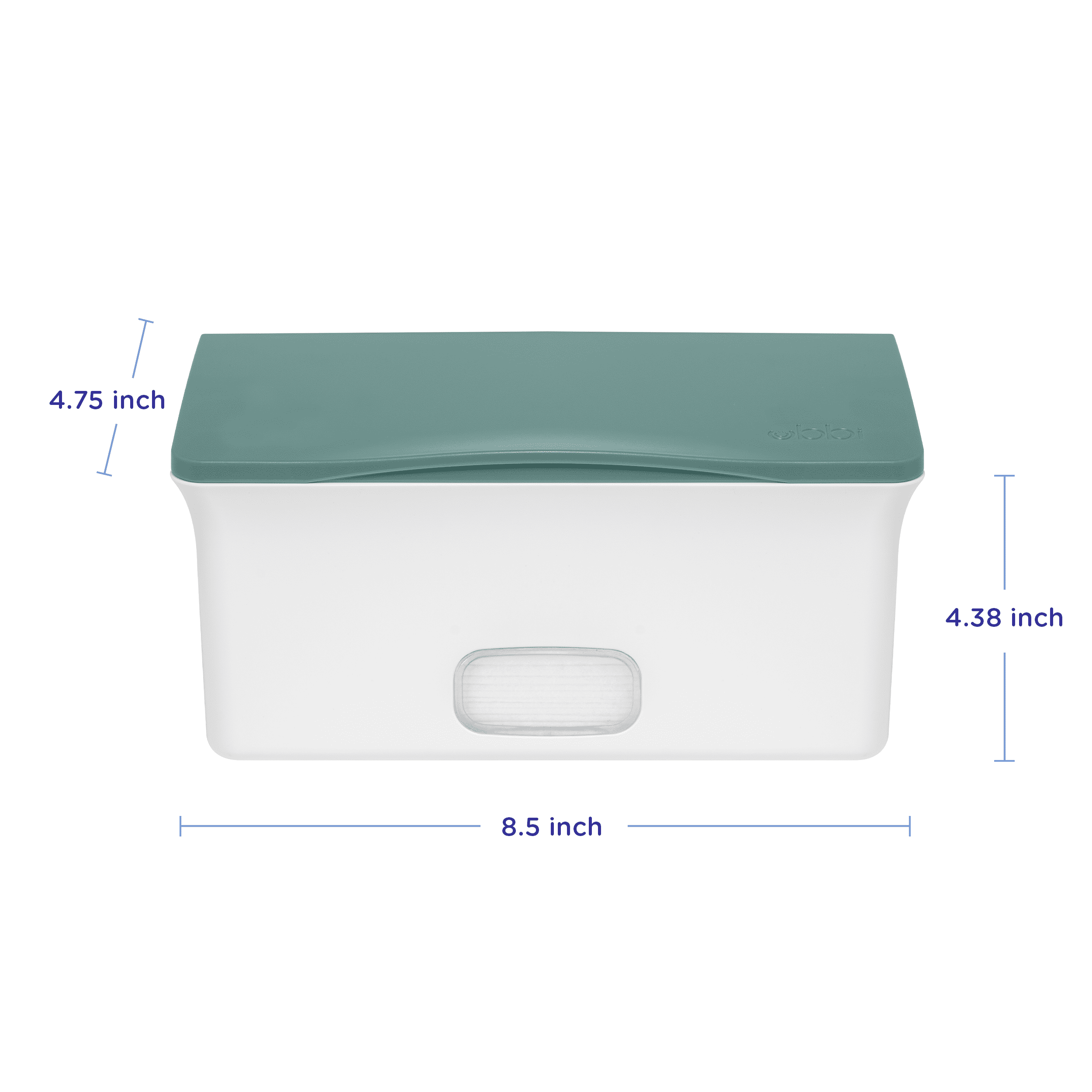 Ubbi Baby Wipes Dispenser Features Weighted Plate and Secure Seal, Open Water, 1 Count Per Pack