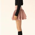 thumbnail image 3 of Women's Elegant Solid Puff Skirt Flared Mini - Summer Casual Flirty Short Party Skirt, 3 of 6