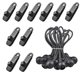 thumbnail image 1 of Tienda De Campaña Al Aire Libre De 12 Piezas Con Abrazadera De Cuerda Atada De 12 Piezas Accesorios Para Acampar Al Aire Libre A Prueba De Viento Guardurnaity OD013306-00, 1 of 6