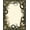 Black Sage Gold, Pattern 3, variant on ODIKA 6'x9' Washable Area Rug Gothic Snake Serpent Coiled Ornate Scroll Border Goth Githic for Family Room, Living Room, Master Bedroom, Non-Slip, Easy Care