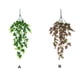 thumbnail image 5 of Naiovety 2 plantas decorativas simuladas para el hogar, restaurante, plantas al aire libre, fáciles de colorear, tienda para el hogar, colgante Decoración verde 80 cm de largo, 5 of 6