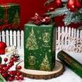 thumbnail image 6 of Green Christmas Wrapping Paper, Green Trees Wrapping Paper, Elegant Christmas Tree With Gold Foil Design Winter Holiday Gift Wrap for Gift Packaging, Festive Decoration (17 Inch X 33 Feet), 6 of 15