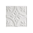 thumbnail image 1 of Fasade Easy Installation Traditional 2 Gloss White Glue Up Ceiling Tile/ Ceiling Panel (12" X 12" Sample), 1 of 1