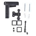 thumbnail image 4 of 6-Inch Drop/Rise Adjustable Trailer Hitch with Anti-Theft Pin Fits 2.5" Receiver, 22000 LBS GTW, 4 of 6