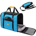 thumbnail image 3 of Soft Sided Pet Carrier for Cats Dogs Puppies up to 15 Lbs Collapsible Travel Carrier TSA Airline Approved Breathable Foldable Pet Bag with Shoulder Strap for Small Medium Pets, 3 of 4