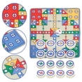 thumbnail image 2 of Alfombra de ajedrez voladora, tapete de juego de avión, divertido juego familiar para padres e hijos, juego de fiesta, juego de viaje (82 x 82 cm, piezas de ajedrez de EVA), 2 of 8
