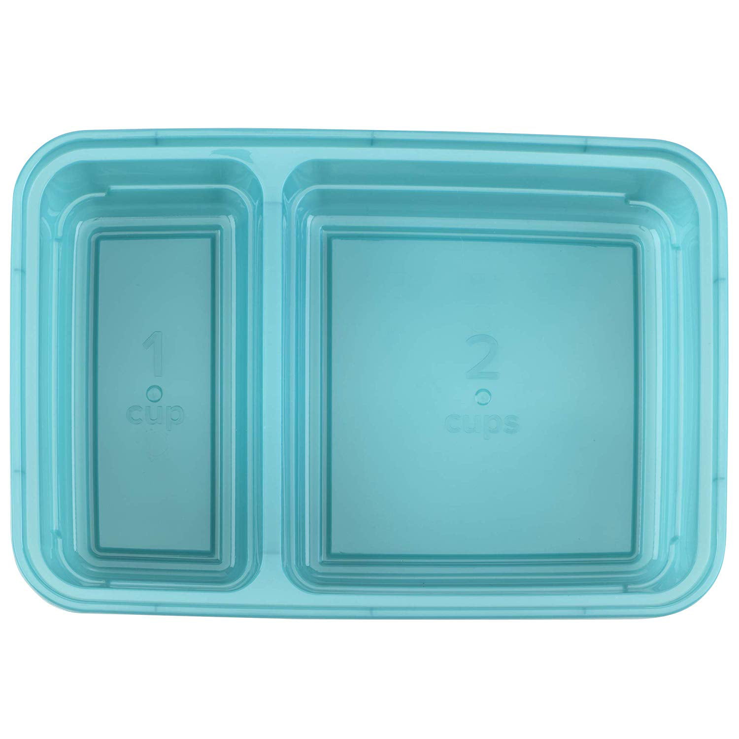 GoodCook® Meal Prep Two-Compartment Food Storage Containers - Turquoise, 10  pk - Gerbes Super Markets