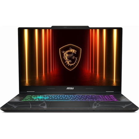 msi Cyborg 17 17.3" FHD 144Hz Gaming Laptop: Intel Core 7-240H, NVIDIA Geforce RTX 5060, 16GB DDR5, 1TB NVMe SSD, Type C, Wi-Fi 6E, Win 11 Home: Translucent Black B2RWFKG-074US