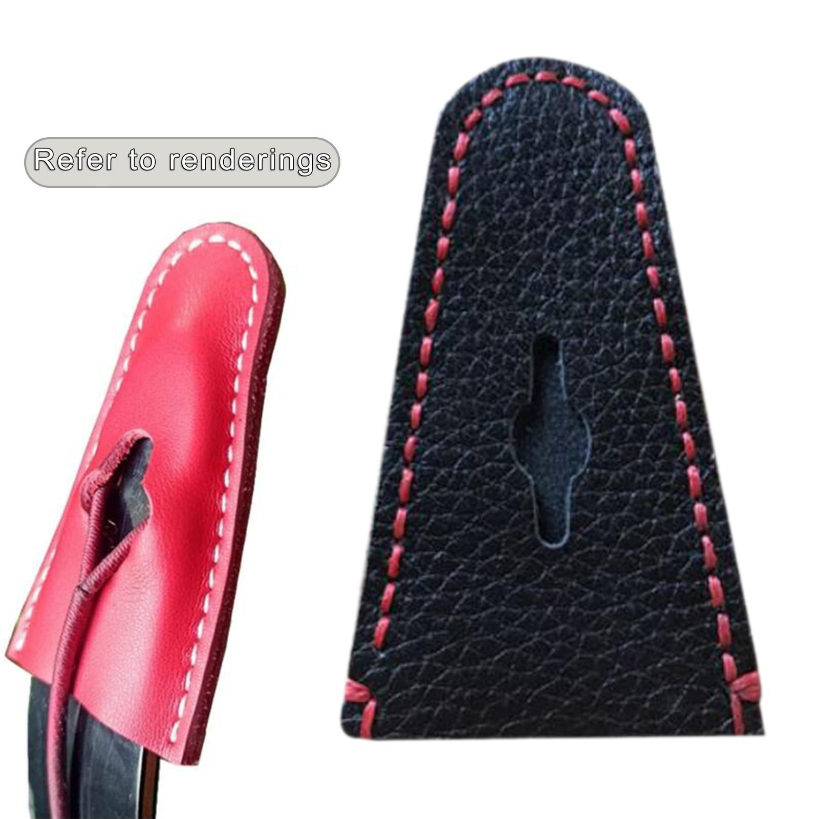 Archery Bows Limb Tip Protector Leather Recurve Bow Saver Cover Tip