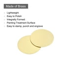thumbnail image 4 of Uxcell Brass Stamping Blank Round Metal DIY Tag 40mm Dia 0.8mm Thick for Craft, Pendant Decoration, Pack of 4, 4 of 7