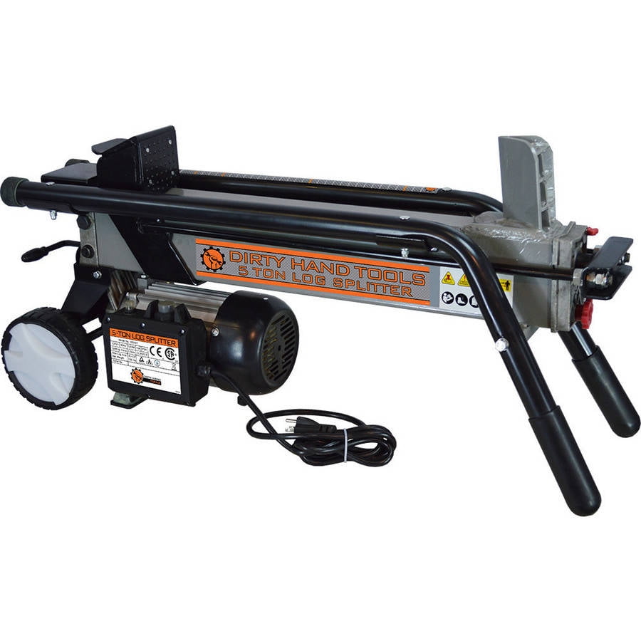 Dirty Hand Tools 5 Ton Electric Horizontal Log Splitter by FrictionlessWorld LLC