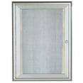 thumbnail image 2 of AARCO Products LOWFC2418LB Indoor-Outdoor Waterfall Series Enclosed Bulletin Board with LED Lighting, 2 of 6