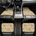 thumbnail image 6 of Salouo Groovy Hippie Flower Mushrooms for Car Floor Mat Set of 4–Car Carpet Mats - Car Mats with Anti-Slip Backing & Driver Heel Pad Universal Fit for Cars, Trucks, SUVs, and Vans, 6 of 6