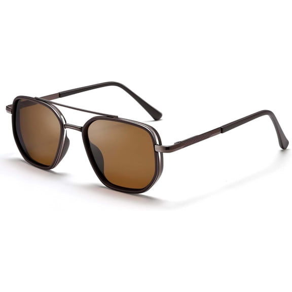 Polarized Square Aviator Sunglasses for Women Free