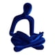 thumbnail image 4 of Estatua de pensador abstracto, figura humana, decoración novedosa, adorno decorativo de escritorio Azul, 4 of 9