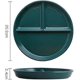 thumbnail image 2 of Dark Green-Ceramic Divided Plates Adult Compartment Plate diet Flat Plates Tableware Portion Plates Salad Plates, 2 of 5