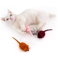 thumbnail image 4 of 5PCS Felt Mouse Cat Toy Funny Lovely Animal Shape Cat Chew Toy Kitten Catnip Toy, 4 of 10