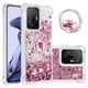 thumbnail image 1 of Funda para Xiaomi 11T/11T Pro 5G con Brillo Líquido Flotante, Purpurina, Parachoques y Anillo Giratorio Soporte, 1 of 5