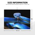 thumbnail image 3 of Bingfone Blue Viper Snake ,18" X 24"Dish Drying Mat For Kitchen Counter,Ultra Absorbent Microfiber, 3 of 9
