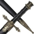 thumbnail image 2 of Dynasty Black Silver Brush Dagger 1/4", 2 of 2