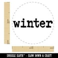 thumbnail image 2 of Winter Fun Text Self-Inking Rubber Stamp Ink Stamper - Red Ink - Medium 1 Inch, 2 of 7