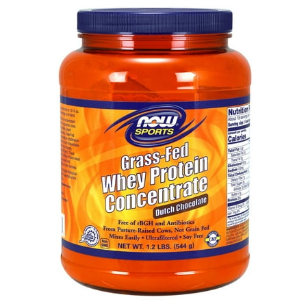 UPC 733739020987 product image for Grass-Fed Whey Protein Concentrate, Dutch Chocolate Flavor Now Foods 1.2 lb Powd | upcitemdb.com