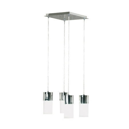 Wildon Home Cylinder 4 Light Square Island Pendant