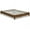 Dark Finish, variant on MUSEHOMEINC 12 Inch Solid Wood Frame Platform Bed with Large Apron, Rustic Style, Dark Finish, Full
