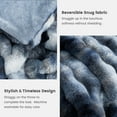 thumbnail image 3 of Faux Fur Plush Throw Blanket Soft Fluffy Bubble Blanket for Couch, Sofa Bedroom, 3 of 5