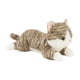 thumbnail image 1 of Gatito de peluche, animal de peluche de gato, cómodo, suave y realista, muñeco de gato de peluche, lindo juguete de peluche para dormitorio, sofá de Gris, 1 of 8