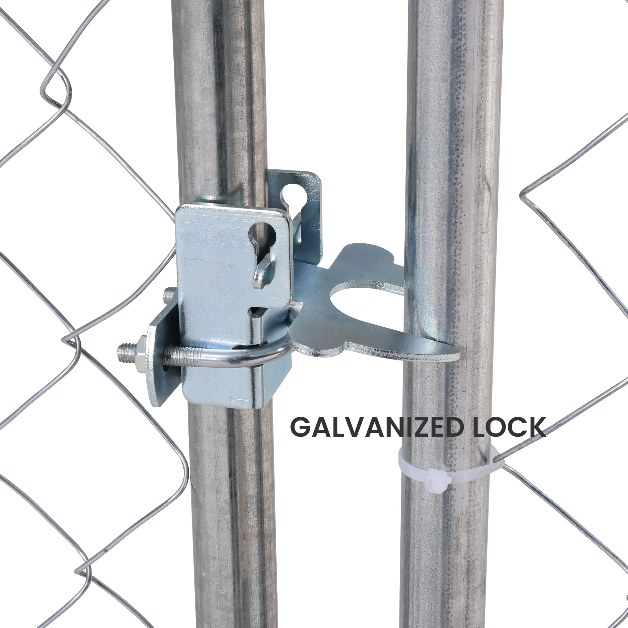 imerelez Outside Dog Kennel with Cover Roof, Outdoor Dog Playpen Dog Run with Bowls, Heavy Durty Pet Kennel Dog Fence Outdoor for Yard with Secure Lock 181" * 181" *71.65"