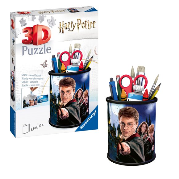 Vaso para lápices 3D Puzzle Ravensburger Harry Potter, 9,5 cm