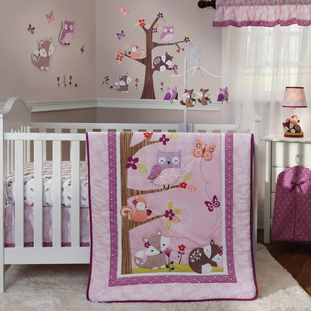 Bedtime Originals Lavender Woods Crib Sheets 2pk Walmart Com
